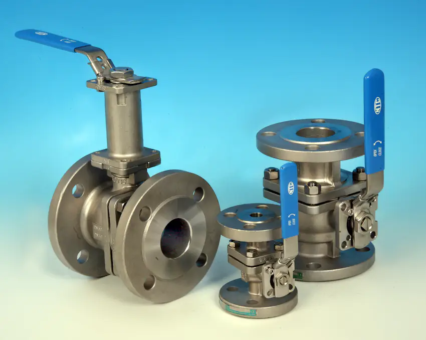S/S 2-Pce Full Bore Flanged ANSI 150 Direct Mount Ball Valve