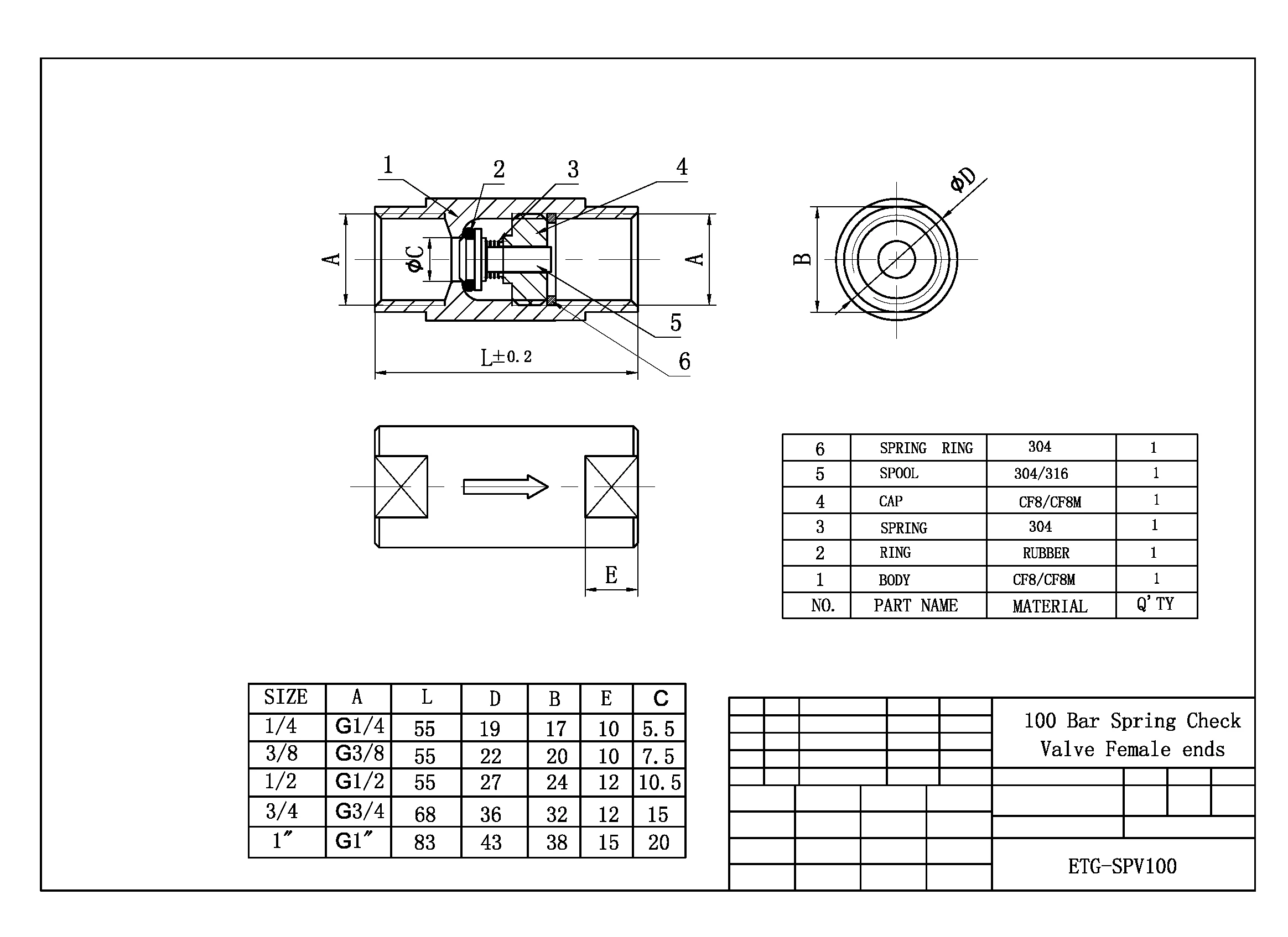 PDF for Stainless Steel Screwed “Barrel Type” Spring Check Valve ETG-SPV100
