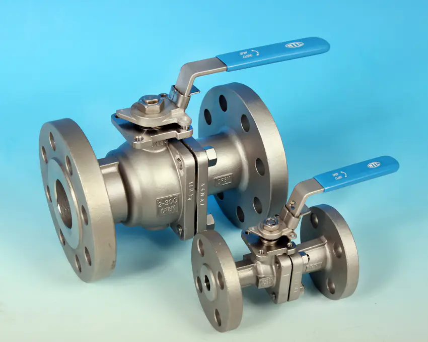 S/S 2-Pce Full Bore Flanged ANSI 150 Direct Mount Ball Valve